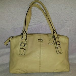 Coach legacy mini Haley tote tan leather